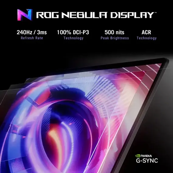 ASUS - ROG Strix G18 18" 2.5K 240Hz Gaming Laptop - Intel Core Ultra 9 HX - 32GB RAM - NVIDIA GeForce RTX 5080 - 2TB SSD - Eclipse Grey, 12 image