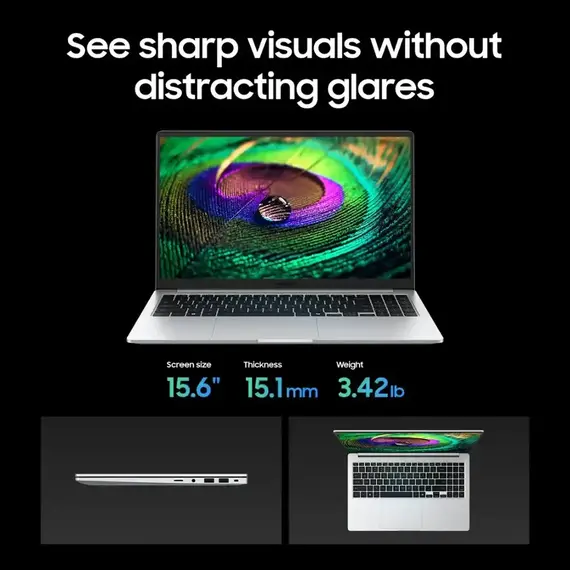 Samsung - Galaxy Book5 15.6" FHD IPS LED Laptop - Intel Core Ultra 7- 16GB Memory - 512GB SSD - Silver, 7 image