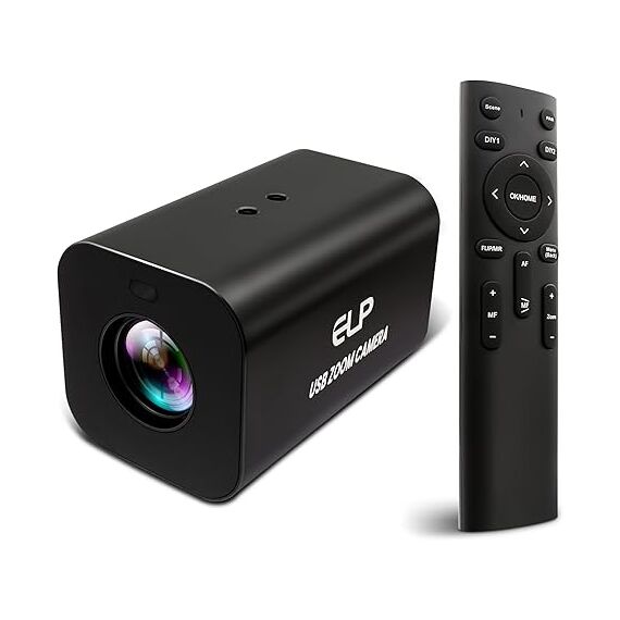 HDMI 12X Zoom USB Camera 4K Autofocus 60FPS High Speed Webcam USB HDMI Simultaneous Output PC Camera Manual Zoom Remote Control for TV Projector Video Conferencing Church Streaming