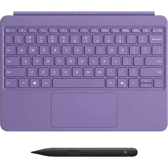 Microsoft - Surface Pro 12" Keyboard for Pro 12" with Slim Pen - Violet, Color: Violet