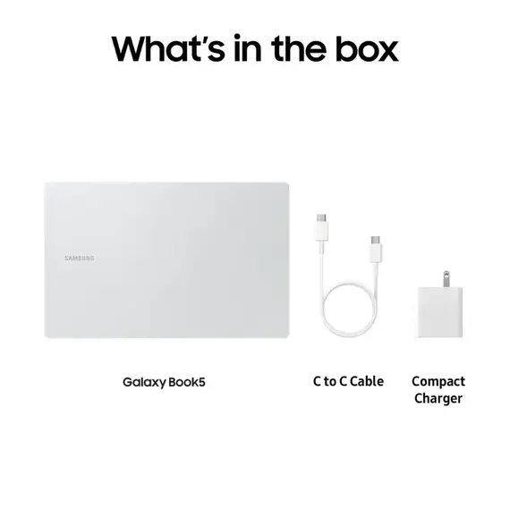 Samsung - Galaxy Book5 15.6" FHD IPS LED Laptop - Intel Core Ultra 7- 16GB Memory - 512GB SSD - Silver, 5 image