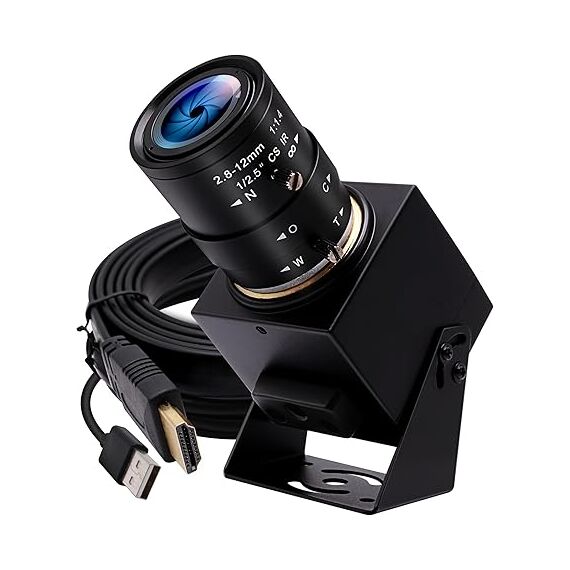 IFWAETR 4K USB Webcam - 30FPS, 4X Optical Zoom, HDMI & USB Output, Close-up PC Camera, Plug and Play for Linux, Raspberry Pi, Jetson Nano
