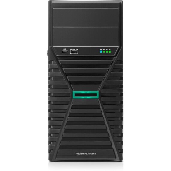 Hewlett Packard Enterprise ProLiant ML30 Gen11 Tower Server w/one Inte Xeon 6315P Processor, 2.8GHz, 4c 1P 1x16GB-U 4LFF-NHP 2x1TB HDD 1x350W PS (HPE Smart Choice P83315-005), SKU: P83315-005