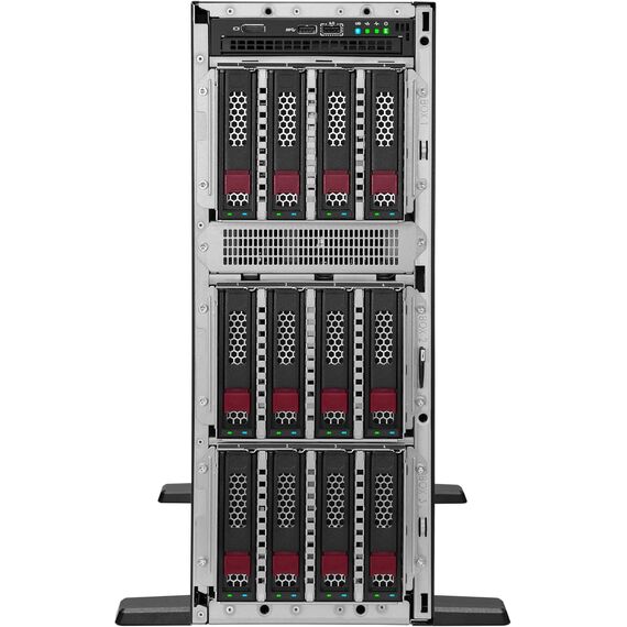 Hewlett Packard Enterprise ProLiant ML350 Gen11 Tower Server w/one Intel Xeon Silver 4410Y Processor, 2.0GHz 12‑core 1P 64GB‑R MR408i‑o 8SFF 2x480GB SSD 2x800W RPS (HPE Smart Choice P69310-005), SKU: P69310-005, 3 image
