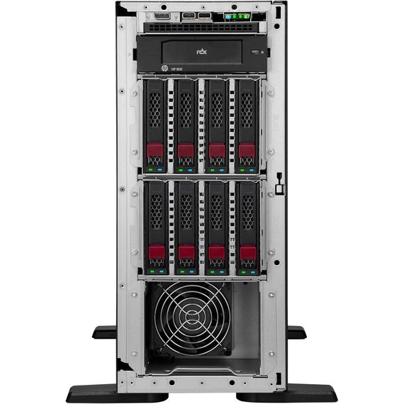 Hewlett Packard Enterprise ProLiant ML110 Gen11 Tower Server w/one Intel Xeon Bronze 3508U Processor, 2.1GHz 8‑core 1P 32GB‑R MR408i‑o 4LFF 2x2TB HDD 2x500W RPS (HPE Smart Choice P71683-005), SKU: P71683-005, 4 image