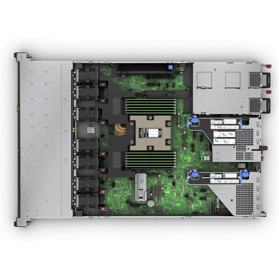 Hewlett Packard Enterprise ProLiant DL325 Gen11 Rack Server w/one AMD EPYC 9354P Processor, 3.25GHz 32‑core 1P 64GB‑R MR408i‑o 8SFF 800W PS (HPE Smart Choice P72990-005), SKU: P72990-005, 4 image