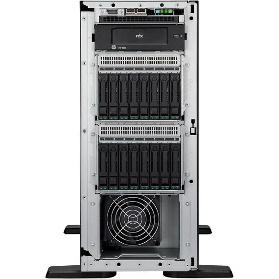 Hewlett Packard Enterprise ProLiant ML110 Gen11 Tower Server w/one Intel Xeon Bronze 3508U Processor, 2.1GHz 8‑core 1P 32GB‑R MR408i‑o 4LFF 2x2TB HDD 2x500W RPS (HPE Smart Choice P71683-005), SKU: P71683-005, 6 image