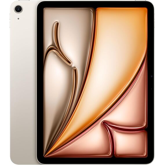 Apple iPad Air 11-inch with M3 chip Built for Apple Intelligence, Liquid Retina Display, 1TB, 12MP Front/Back Camera, Wi-Fi 6E, Touch ID, All-Day Battery Life — Starlight, Velicina hard diska: 1TB, Color: Starlight