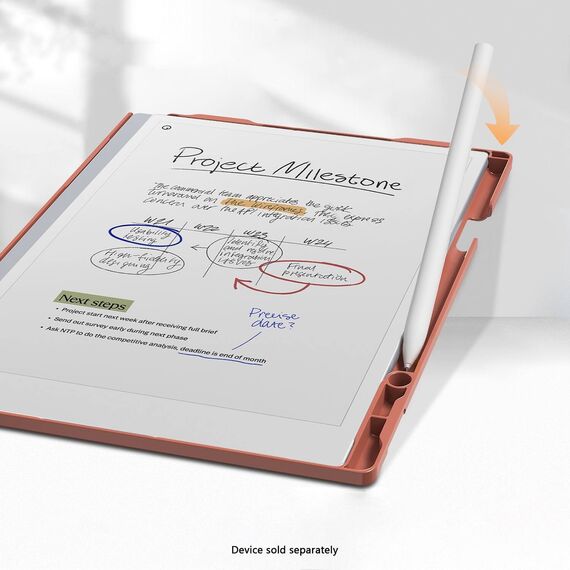 SaharaCase - Indy Series Bi-Fold Folio Case for reMarkable Paper Pro - Espresso, 2 image