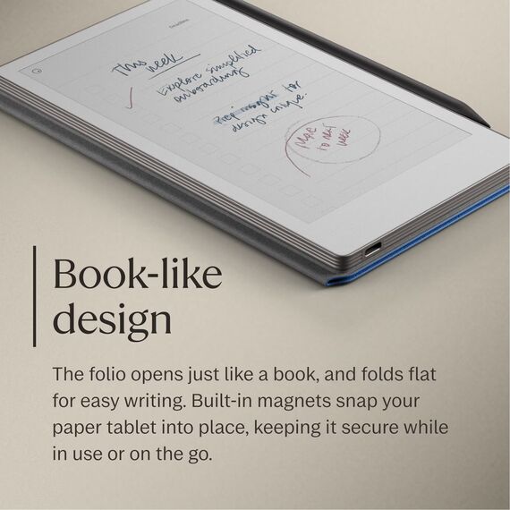 reMarkable - Paper Pro Move - Mosaic weave Book Folio for your 7.3'' paper tablet - Cobalt, 5 image