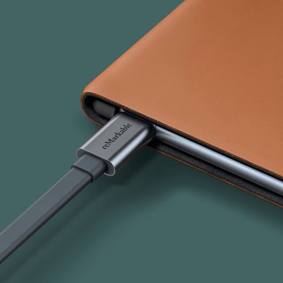 reMarkable - 2 - Premium Leather Book Folio for your Paper Tablet - Brown, 5 image