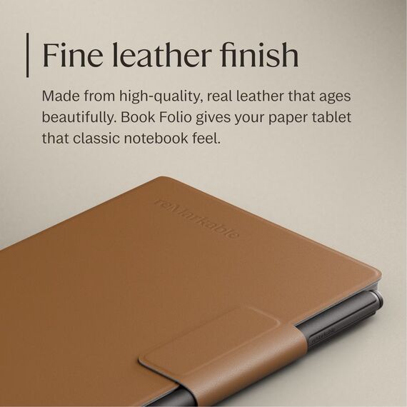 reMarkable - Paper Pro Move - Premium leather Book Folio for your 7.3'' paper tablet - Brown, 4 image