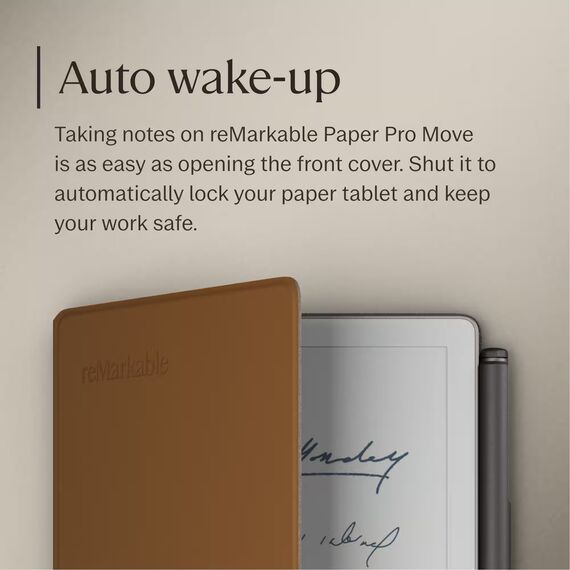 reMarkable - Paper Pro Move - Premium leather Book Folio for your 7.3'' paper tablet - Brown, 5 image