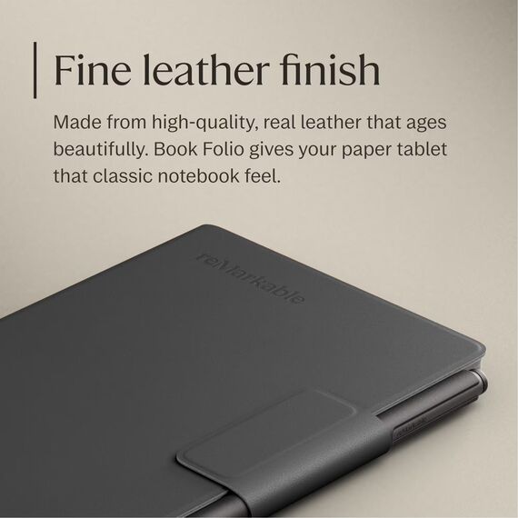 reMarkable - Paper Pro Move - Premium leather Book Folio for your 7.3'' paper tablet - Black, 3 image