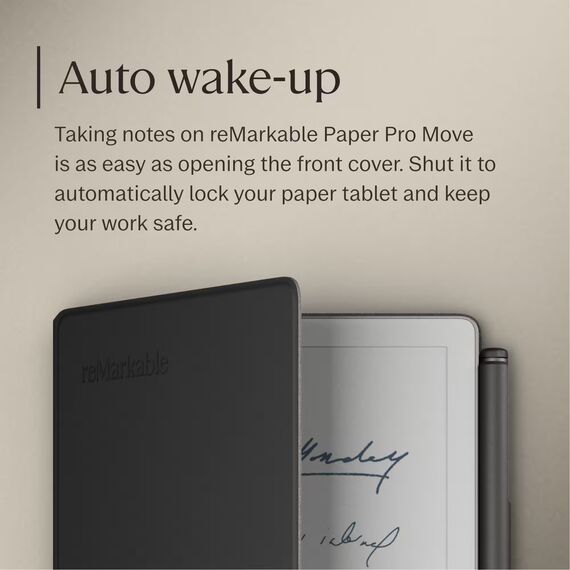 reMarkable - Paper Pro Move - Premium leather Book Folio for your 7.3'' paper tablet - Black, 4 image