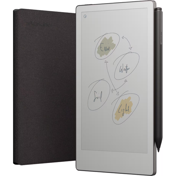 reMarkable - Paper Pro Move - 7.3" Paper Tablet with Marker Plus and Mosaic Weave Book Folio - Basalt, 2 image