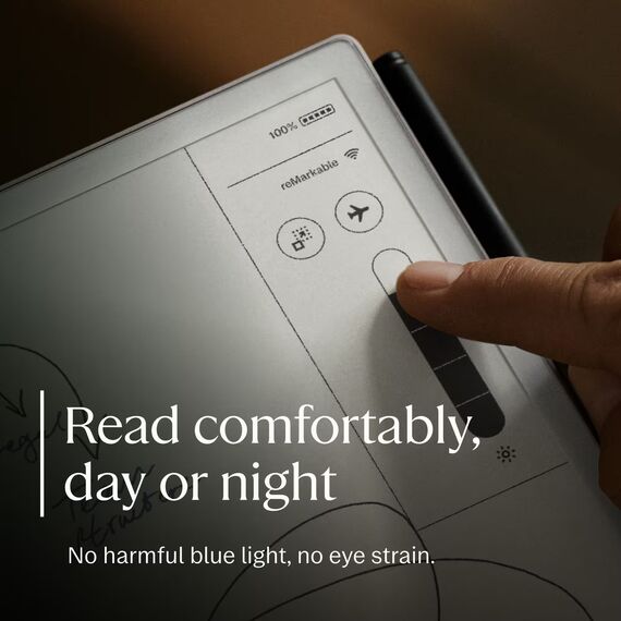 reMarkable - Paper Pro Move - 7.3" Paper Tablet with Marker Plus and Premium Leather Book Folio - Black, 4 image
