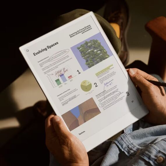 reMarkable - Paper Pro - 11.8" Paper Tablet with Marker Plus - Gray, 4 image