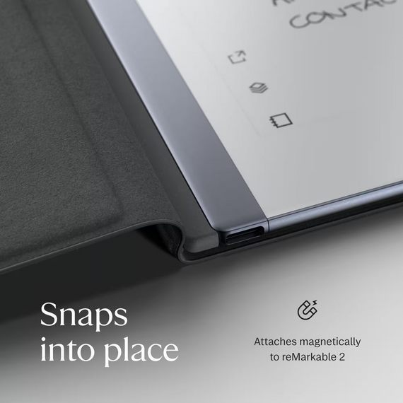 reMarkable - 2 - 10.3” Paper Tablet with Marker Plus and Polymer Weave Book Folio - Gray, 7 image