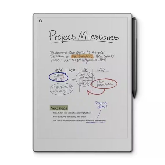 reMarkable - Paper Pro - 11.8" Paper Tablet with Marker Plus - Gray