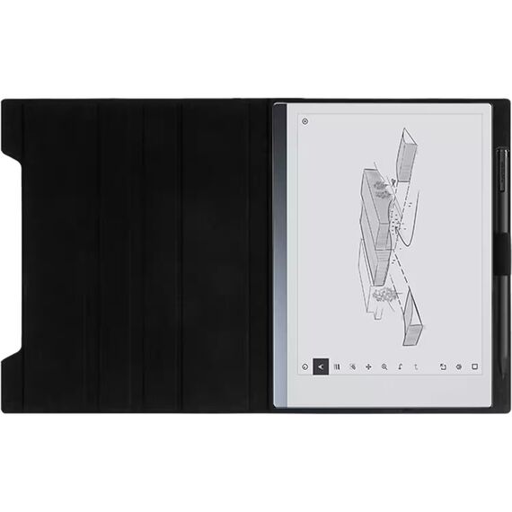 SaharaCase - Bi-Fold Folio Case for reMarkable 2 - Black, 2 image