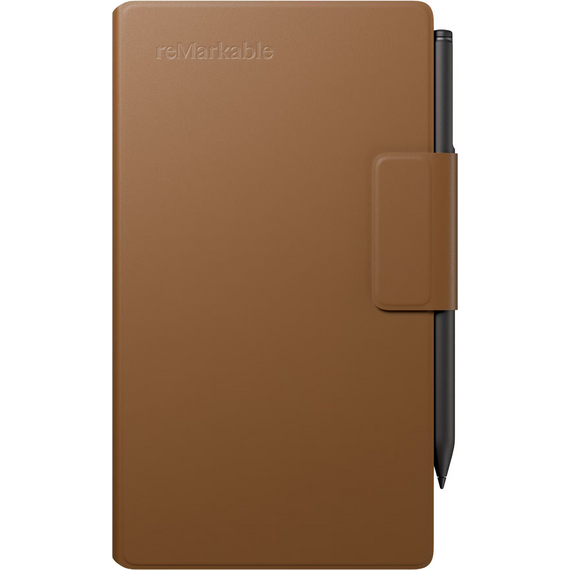 reMarkable - Paper Pro Move - Premium leather Book Folio for your 7.3'' paper tablet - Brown