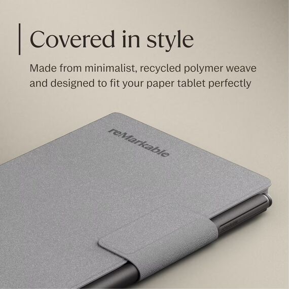 reMarkable - Paper Pro Move - Polymer weave Book Folio for your 7.3'' paper tablet - Gray, 2 image