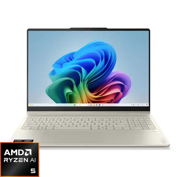 Lenovo - 83TF0000US Yoga 7a 2-in-1 16 WUXGA LCD Touchscreen Laptop - AMD Ryzen AI 5 430 - 16GB Memory - 512GB SSD - W11H - Seashell