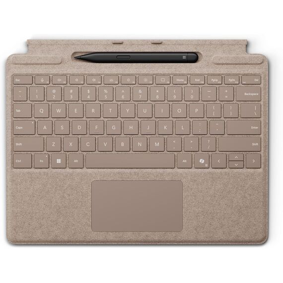 Microsoft Surface Pro Keyboard Cover with Slim Pen 2 (Dune), Style: Direct, Set: Keyboard with Pen Bundle, Color: Dune