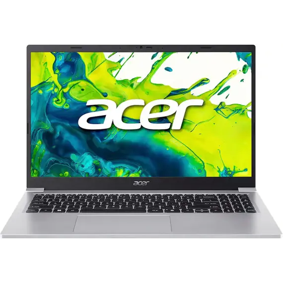 Acer - Aspire Lite 15 Laptop – 15.6" FHD IPS – Intel Core 3 Series 1 N350 – Intel Graphics - 8GB Onboard – 128GB PCIe SSD - Light Silver