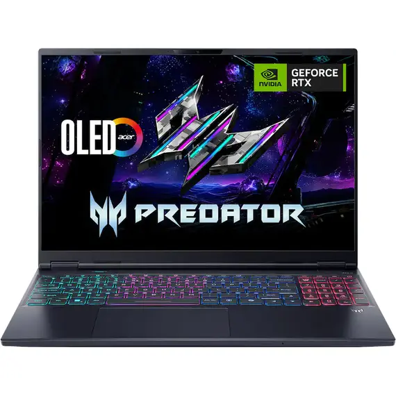 Acer - Predator Neo Gaming Laptop - 16" OLED -Intel Core Ultra 9 Series 2 2026 2.5k - RTX 5070 Ti - 16GB Memory - 1TB Storage - Obsidian Black