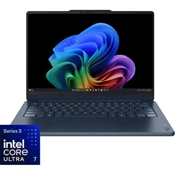 Lenovo - Yoga 9i 2-in-1 Aura Edition 14" 3K OLED Touchscreen Laptop - Core Ultra 7 Processor 355 2026- 32GB Memory- 1TB Storage - Cosmic Blue