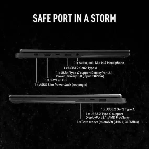 ASUS - TUF A14 W2.5K 165Hz Gaming Laptop - Copilot+ PC - AMD Ryzen AI Max+ 392 with 32GB RAM - 1TB SSD - Jaegar Gray, 2 image