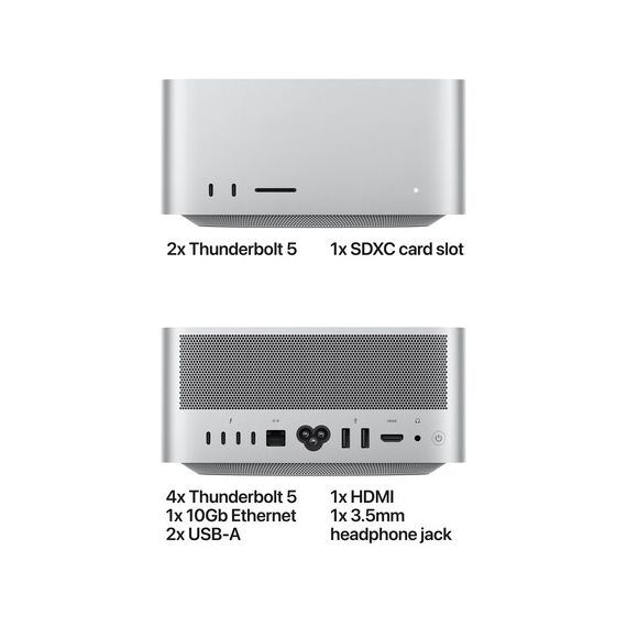 Apple Mac Studio (M5 Ultra 30-Core | 64-Core) 96GB Unified RAM | 1TB SSD, 4 image