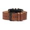 MetaWatch M1 Limited Smartwatch (Black Stainless Steel, Brown Leather Strap), 2 image