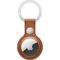 Apple AirTag Leather Key Ring (Saddle Brown)