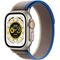 Apple Watch Ultra (GPS + Cellular) 49mm Titanium Case with Blue/Gray Trail Loop - M/L - Titanium