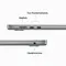 Apple - MacBook Air 15" Laptop - M2 chip Built for Apple Intelligence - 16GB Memory - 1TB SSD - Space Gray, 4 image