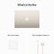 Apple 13" MacBook Air 16GB 256GB (M2, Starlight), 6 image