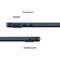Apple 13" MacBook Air 24GB 2TB (M4, 10-Core GPU | 16-Core Neural Engine, Midnight) Z1CX000RY, Ram: 24Gb, Velicina hard diska: 2TB, Display: od 13-13.9 inch, Color: Midnight, Video adapter: 10-Core GPU | 16-Core Neural Engine, 4 image
