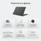 ASUS - Zenbook S 14 14" 3K OLED Touch Screen Laptop - Copilot+ PC - Intel Core Ultra 7 - 32GB RAM - 1TB SSD - Zumaia Gray, 4 image