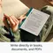 Amazon Kindle Scribe (16GB) - Your notes, documents and books, all in one place. With built-in AI notebook summarization. Includes Premium Pen - Tungsten, 2 image
