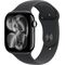 Apple Watch Series 11 [GPS 46mm] Smartwatch with Jet Black Aluminum Case with Black Sport Band - M/L. Sleep Score, Fitness Tracker, Health Monitoring, Always-On Display, Water Resistant MEUX4RK/A, Velicina sata: 46mm case + Medium/Large band, Color: Jet Black Aluminum Case w/ Black Sport Band