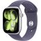Apple Watch Series 11 [GPS 46mm] Smartwatch with Silver Aluminum Case with Purple Fog Sport Band - M/L. Sleep Score, Fitness Tracker, Health Monitoring, Always-On Display, Water Resistant, Velicina sata: 46mm case + Medium/Large band, Color: Silver Aluminum Case w/ Purple Fog Sport Band