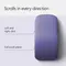Microsoft - Surface Arc Bluetooth BlueTrack Ambidextrous Mouse - Wireless - Violet, 2 image