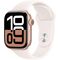Apple Watch Series 10 [GPS 42mm case] Smartwatch with Rose Gold Aluminium Case with Light Blush Sport Band - S/M. Fitness Tracker, ECG App, Always-On Retina Display, Water Resistant, Velicina sata: 42mm case + Small/Medium band, Color: Rose Gold Aluminium Case w/ Light Blush Sport Band
