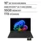 LG - gram Book 16" 120Hz Touch-Screen Laptop WUXGA AMD Ryzen AI 7 445 Processor with 16GB RAM - 1TB SSD - Titan Black