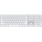 Magic Keyboard with Touch ID and Numeric Keypad for Mac models with Apple silicon (USB-C) - White Keys
