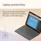 Microsoft - Surface Pro - Copilot+ PC - 12” - Snapdragon X Plus 8 Core - 16GB RAM - 256GB UFS - Device + Keyboard Bundle - Platinum, 3 image